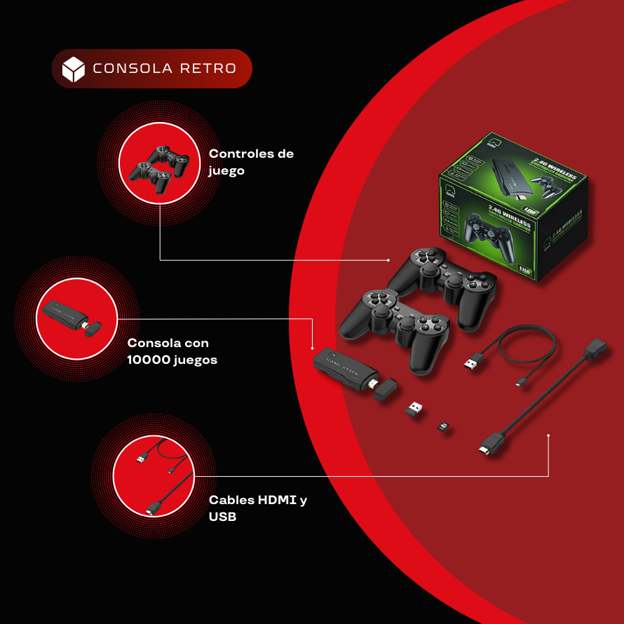 Consola Retro con 10,000 juegos