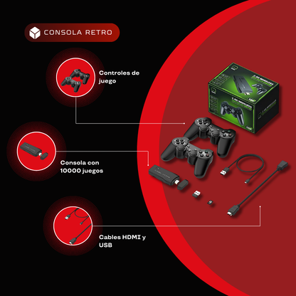 Consola Retro con 10,000 juegos