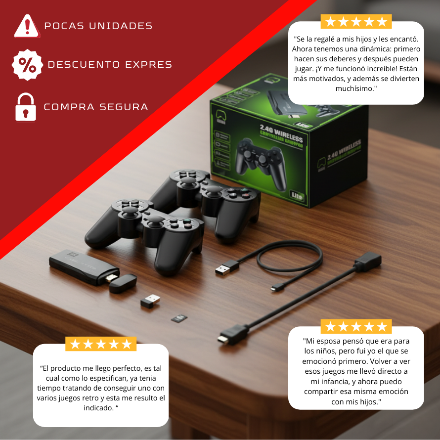 Consola Retro con 10,000 juegos